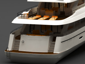 private boat 3D 모델