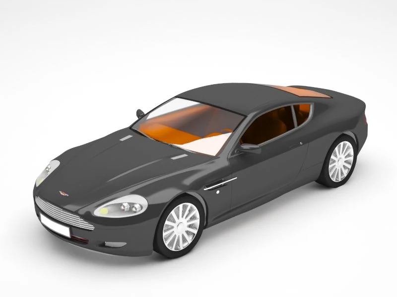 aston martin 3D Model .c4d .max .obj .3ds .fbx .stl .blend 