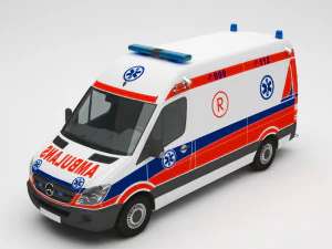 ambulanza Modello 3D