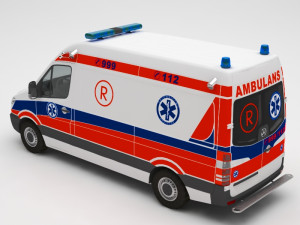 ambulance 3D-Modell