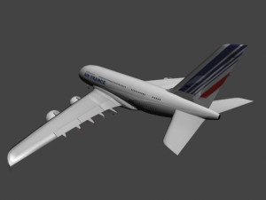 a380 plane 3D Model