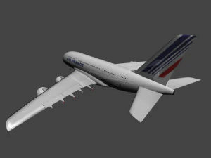 a380 plane 3D Model