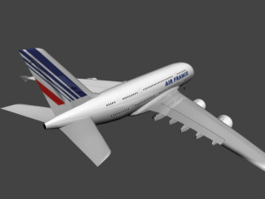 a380 plane 3D Model