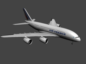 a380 plane 3D Model
