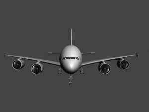 a380 plane 3D Model