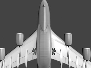a380 plane 3D Model