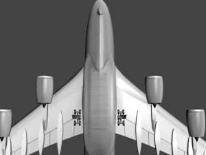 a380 plane 3D Model