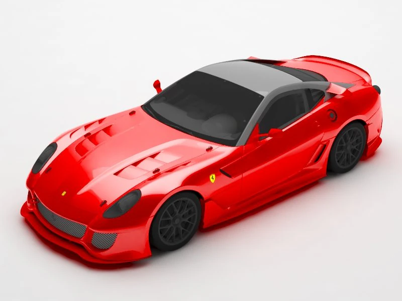 ferrari 3D Model .c4d .max .obj .3ds .fbx .stl .blend