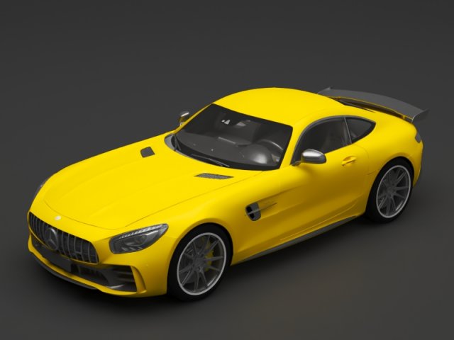 mercedes 3D Модель .c4d .max .obj .3ds .fbx .stl .blend 