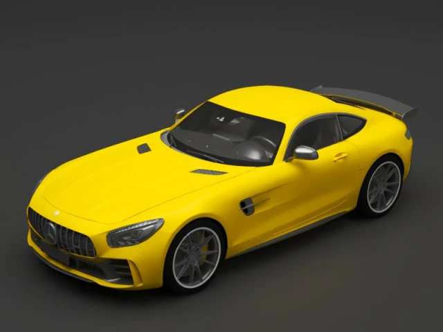 mercedes Modello 3D .c4d .max .obj .3ds .fbx .stl .blend 
