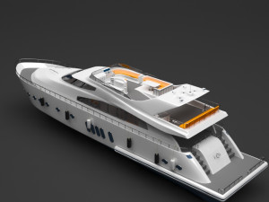 private boat Modello 3D