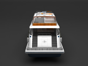 private boat Modello 3D