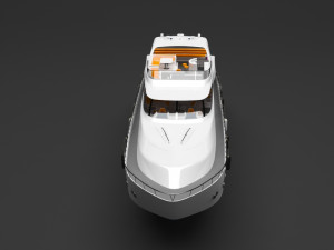 private boat Modello 3D