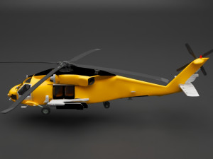 helicopter 3D 모델