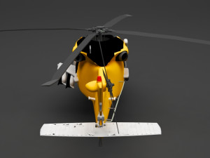 helicopter 3D 모델