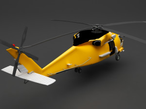 helicopter 3D 모델
