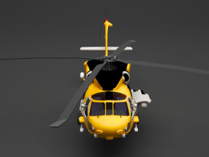 helicopter 3D 모델