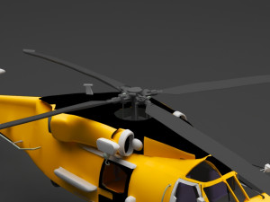 helicopter 3D 모델