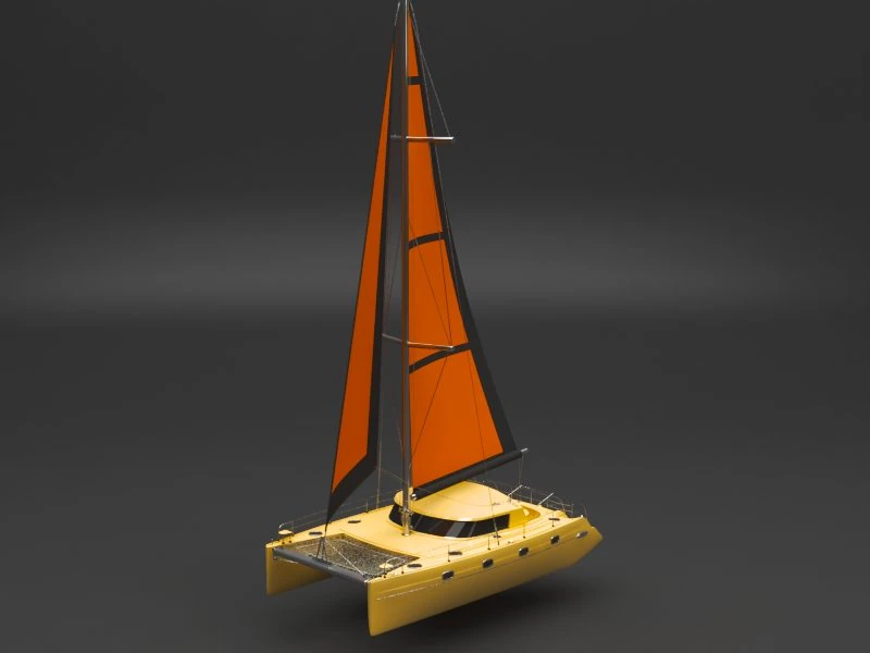 sailing boat 3D Model .c4d .max .obj .3ds .fbx .stl .blend 