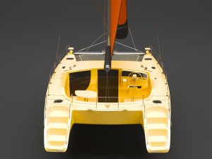 sailing boat 3D-Modell