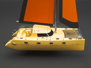 sailing boat 3D-Modell