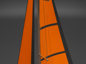 sailing boat 3D-Modell