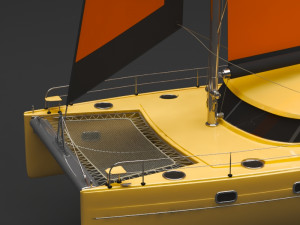 sailing boat 3D-Modell