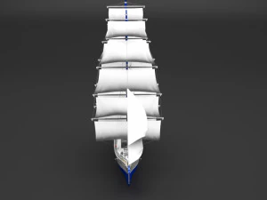 sail ship 3D Model