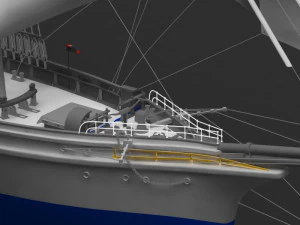 sail ship 3D Model