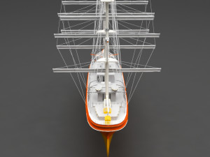 sailing ship 3D 模型