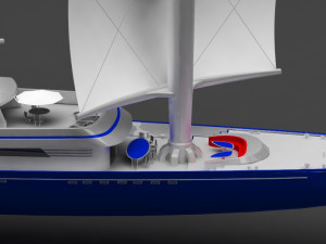 sailing boat Model 3D