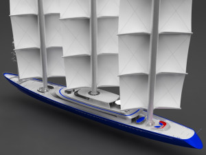 sailing boat Model 3D