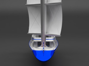 sailing boat Model 3D