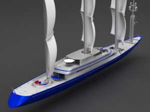 sailing boat Model 3D