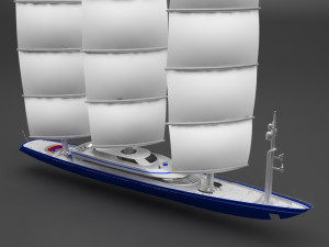 sailing boat Model 3D