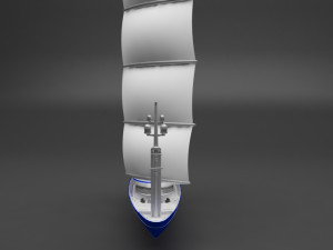 sailing boat Model 3D