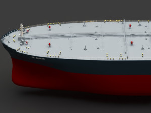 oil ship Modèle 3D