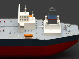 oil ship 3D Model