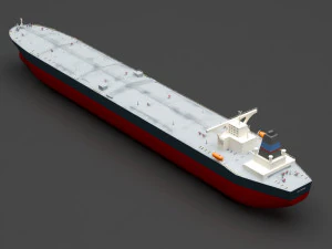 oil ship 3D Model