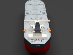 oil ship Modèle 3D
