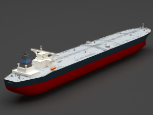 oil ship Modèle 3D