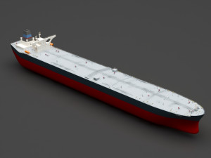 oil ship Modèle 3D