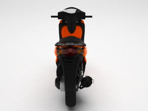 skoter 3D 模型