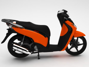 skoter 3D 模型