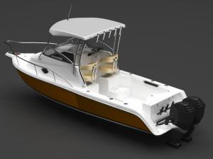 speed boat 3D Model