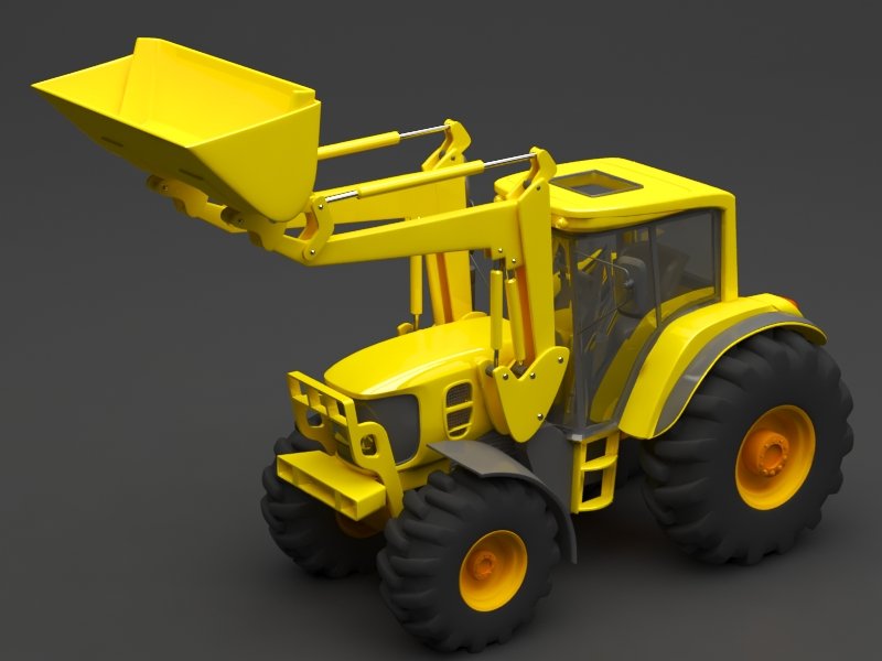 Трактор 3d модель. Трактор 3d Max. Трактор 3д модель. Tractor 3d model.