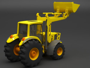 tractor 3D मॉडल