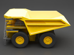 dump truck Modelo 3D