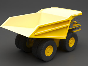 dump truck Modelo 3D