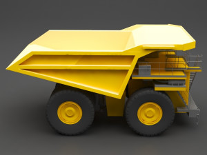 dump truck Modelo 3D